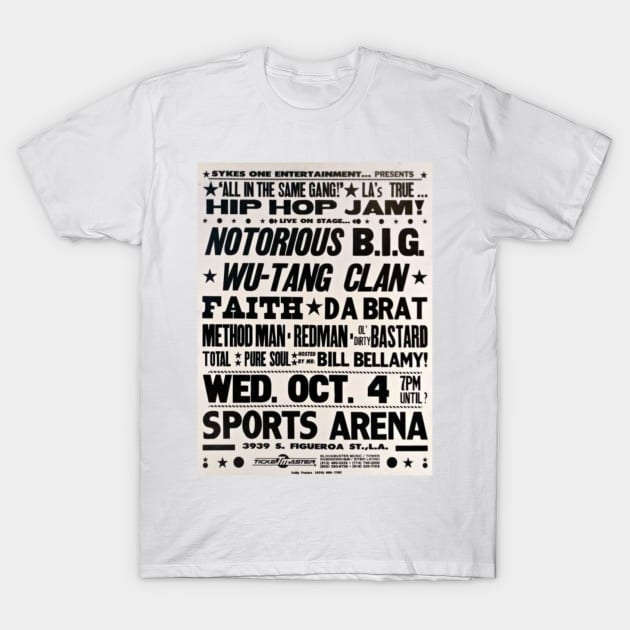 Classic Hip Hop Show T-Shirt by The B-Side Shop